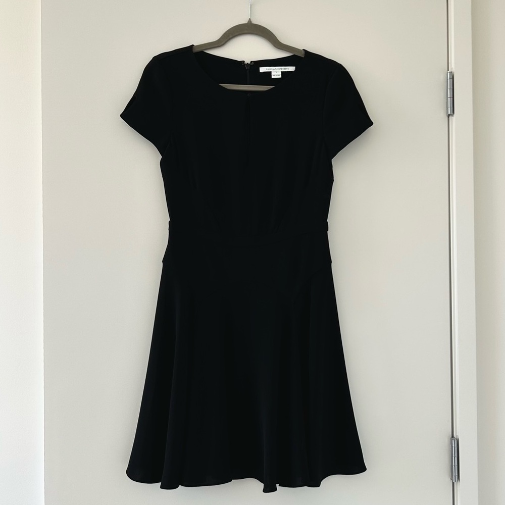 Diane Von Furstenberg Black Mini Dress